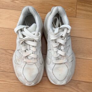 New Balance White Athletic Shoes